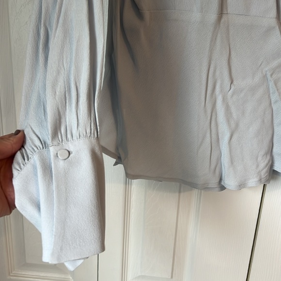 Drapey Crepe Wrap Top - Picture 2 of 3